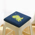 Square bar stool cushion with ties, breathable and non-slip square chair pad, 28*28*3.5 cm memory foam children&