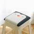Square bar stool cushion with fastening straps, breathable and non-slip square chair pad, 28*28*3.5 cm memory foam children&