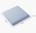 Square bar stool cushion with ties, breathable and non-slip square chair pad, 28*28*3.5 cm memory foam children&