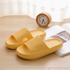 Cloud Slippers for Women and Men, Pillow House Slippers Shower Shoes Indoor Slides Bathroom Sandals, Ultimate Comfort, Lightweight, Thick Sole, Non-Slip, Easy to Clean yellow （36-37）