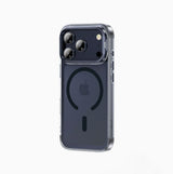 Phone case for iPhone 17 Pro Max with stand and camera control cover, MagSafe compatible, shockproof magnetic case, scratch resistant (black).