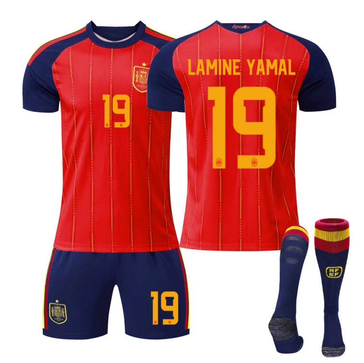 2026 FIFA World Cup Spain Home Red Soccer Jersey #10 Yamal #2 Carvajal #16 Rodri #20 Pedri #17 Nico Williams #19 Olmo #4 Cubarsí Football Shirt Fan Edition Children /Adult Sizes Fast Shipping(Lamine Yamal + SizeXXXL)