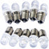 Ersandy 10 pcs E10 12V Spot LED Bulb Lamps Warm White