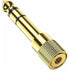 6.35Mm Male To 3.5Mm Female Jack Adapter, Headphone Audio Jack For Audio Mixer/Electric Piano/Keyboard
