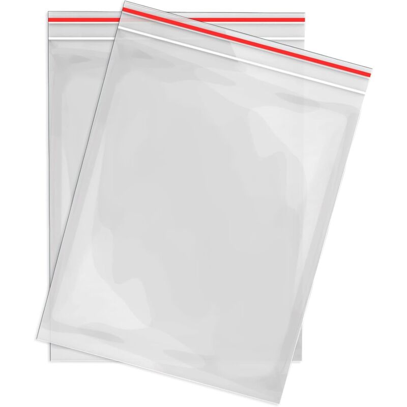 Clear Plastic Bag 100X150Mm Pouch Pack Of 100 Zip Lock Bags Plastic Bag I Reliable Small Clear Bag I Polythene Bags For