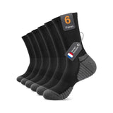 Thermal Socks For Men And Women, Work Socks, Breathable Cotton Winter Socks, 6 Pack Non-Slip Sport Socks Xl