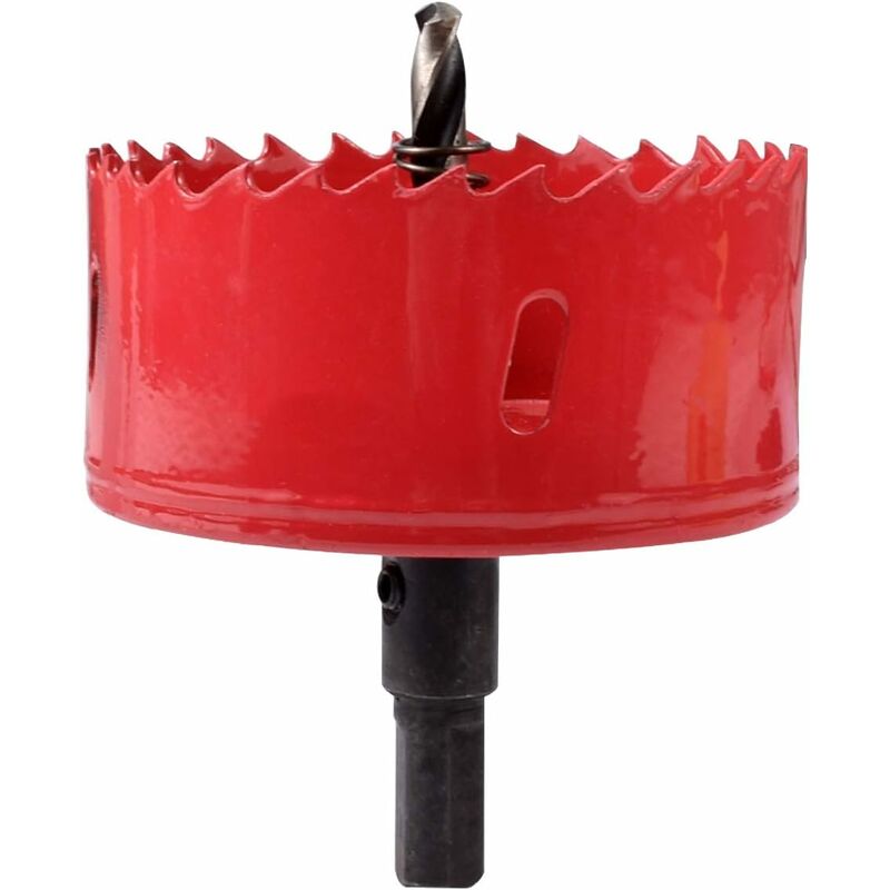 M42 Hss Bi-Metal Hole Saw 80Mm, Hole Saw For Iron, Aluminum, Wood, Drywall, Pipe, Plastic, Fiberboard