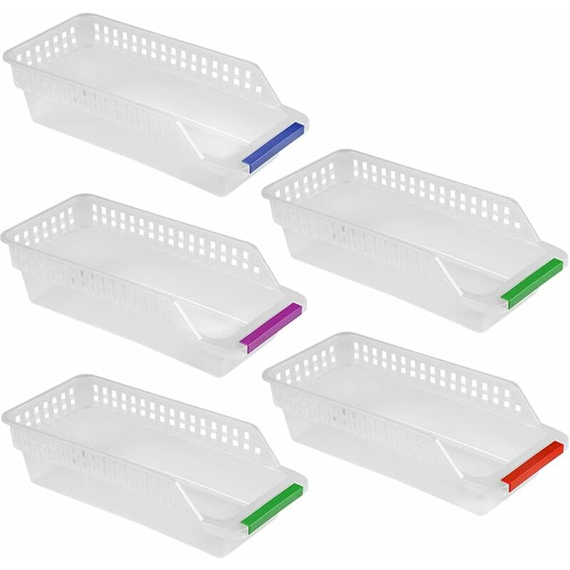 Fridge Organizer, Refrigerator Organizer, Stackable Fridge Basket, Plastic Storage Basket For Home Kitchen Collection