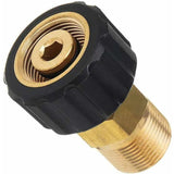 Pressure Washer Connector, M22 X 15Mm Female Thread To M22 X 14Mm Male Thread Quick Connect Pressure Washer Adapter
