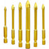 Tungsten Steel Glass Ceramic Tile Crystal Drill Bits With Hex Shank Titanium Coated 3Mm 4Mm 5Mm 6Mm 8Mm 10Mm 6 Pack