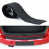 Rear Bumper Protector Guard Universal Black Rubber Anti-Scratch Trunk Door Entry Guards Accessory Trim Cover For