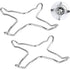 2 pcs Stainless Steel Gas Hob Reducer For Gas Hob, Hob, Hob, Hob, Trivet, Wok Holder, Gas Pot