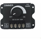 LED Dimmer Controller 12V 24V 30A Pwm Dimmer 360W For LED Strips Or LED Light