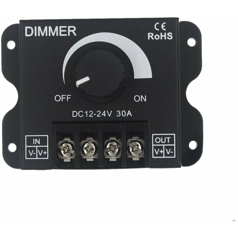 LED Dimmer Controller 12V 24V 30A Pwm Dimmer 360W For LED Strips Or LED Light