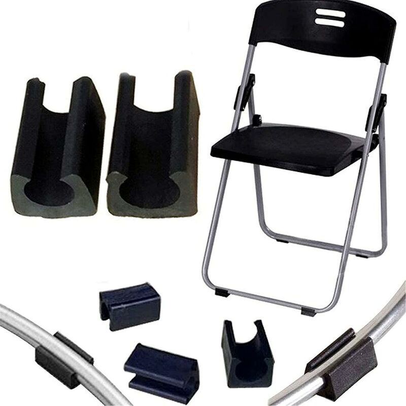 32 pcs Chair Leg Caps Tube End Caps Pads Furniture Floor Protectors U Shape Plastic Chair Caps,Chair Leg Caps Silicone