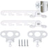 Ersandy Casement Window Restrictor 2 pcs Window Restrictor, Comes With 4 Screws, Window Lock Proof Window Lock To
