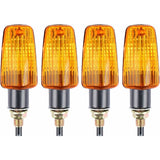 4 pcs Motorcycle Indicators Turn Signals 12V Waterproof Universal For Motorcycle Scooter Quad Cruiser Off ROad