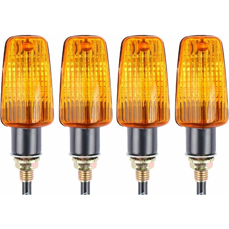 4 pcs Motorcycle Indicators Turn Signals 12V Waterproof Universal For Motorcycle Scooter Quad Cruiser Off ROad