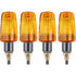 4 pcs Motorcycle Indicators Turn Signals 12V Waterproof Universal For Motorcycle Scooter Quad Cruiser Off ROad