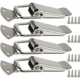Stainless Steel Tension Clasp With Screws, 56Mm Lever Clasp, Toggle Spring Loaded Latch, Clamp Clip, Box Closure, Lock