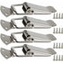 Stainless Steel Tension Clasp With Screws, 56Mm Lever Clasp, Toggle Spring Loaded Latch, Clamp Clip, Box Closure, Lock
