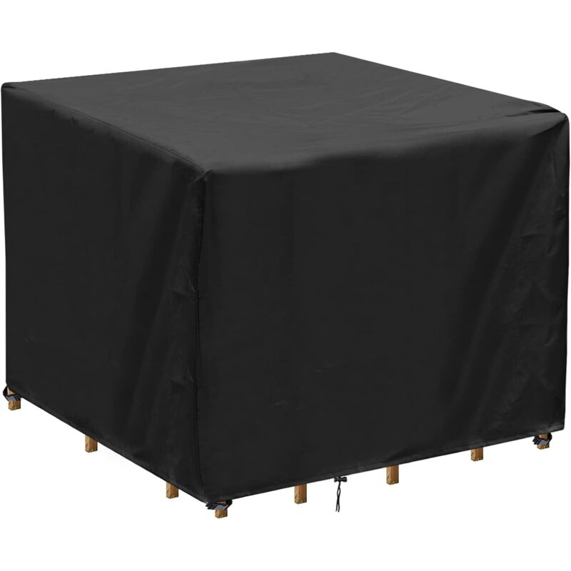 Square Garden Table Cover, Waterproof Garden Furniture Cover, Anti-Uv, Oxford Fabric Outdoor Garden Furniture Table