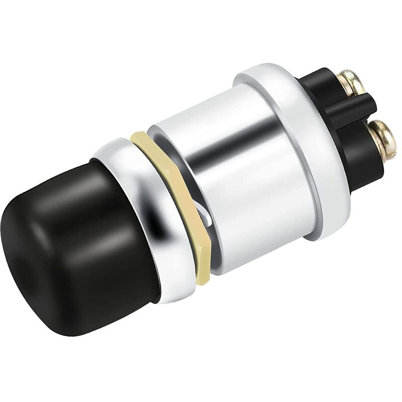 Engine Start Push Button Switch, Waterproof Momentary Starter Switch, 12V/24V Ignition Switch For Car Truck Boat Rv Atv