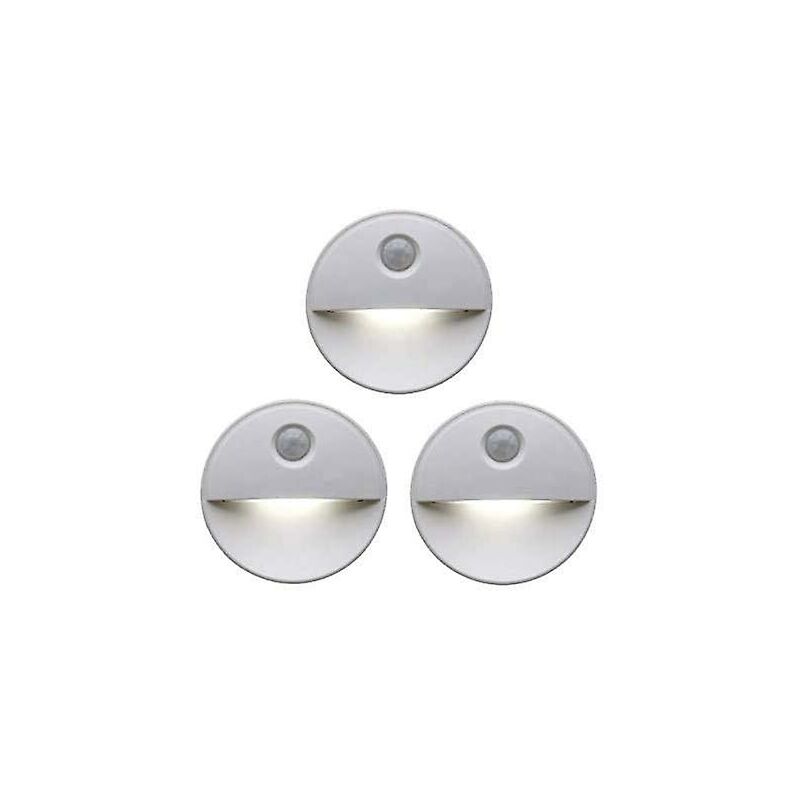LED Motion Sensor Night Light Sleep-Inducing LED Bulbs Cordless Operation Perfect For Bathroom Cabinets, Stairs And More