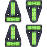 Spirit Level, Small T-Shaped Magnetic Spirit Level With 2 Leveling Bubbles. 4 pcs Set, Rv Accessories, Stabilizers,