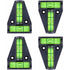 Spirit Level, Small T-Shaped Magnetic Spirit Level With 2 Leveling Bubbles. 4 pcs Set, Rv Accessories, Stabilizers,