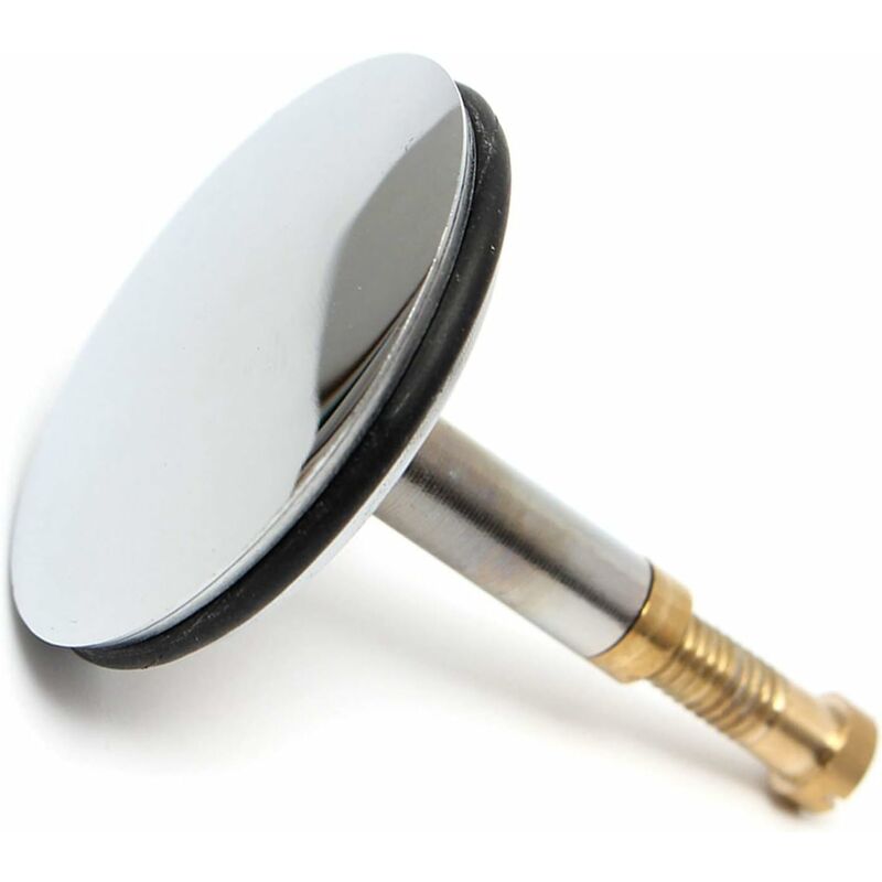 Universal Bathtub Plug Ø 43 Mm, Brass Drain Plug With Chrome-Plated Surface, Rustproof, For Regular Bathtub Drainage,