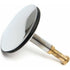 Universal Bathtub Plug Ø 43 Mm, Brass Drain Plug With Chrome-Plated Surface, Rustproof, For Regular Bathtub Drainage,