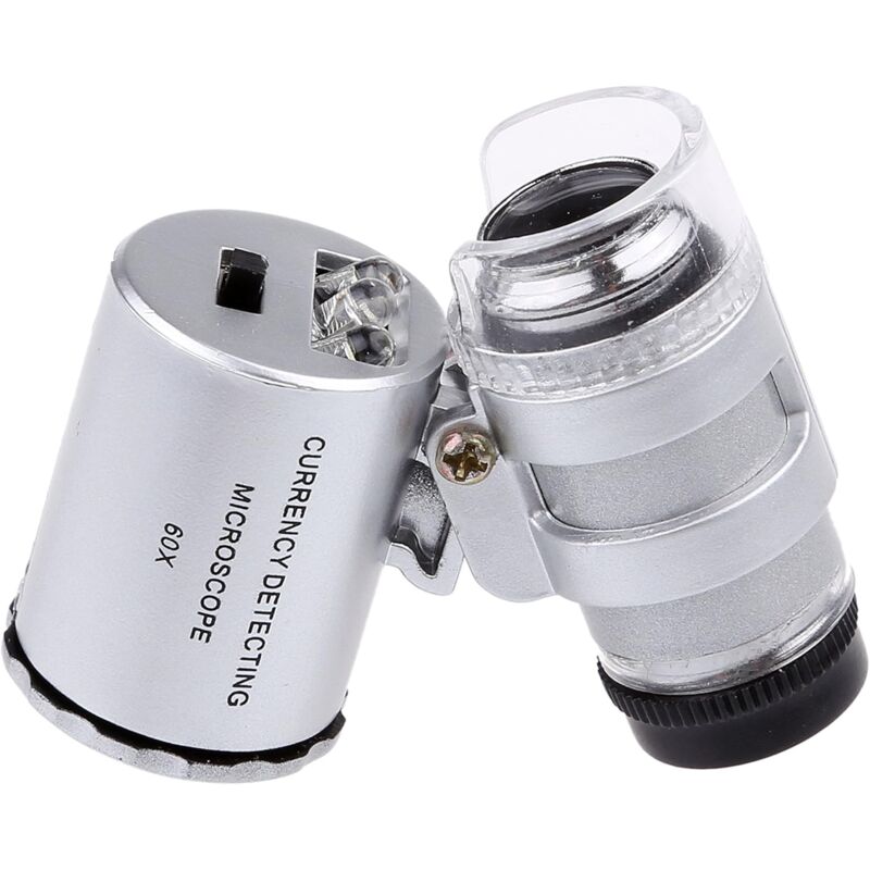 60X Mini LED Uv Illuminated Jeweler Loupe