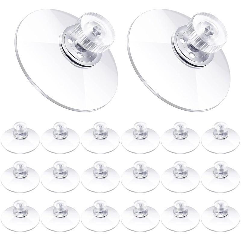 40Mm Plastic Suction Cups Clear Pvc Suction Cup Strong Adhesive Suction Holder With Screw Nut For Car Shade Cloth Glass