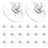 40Mm Plastic Suction Cups Clear Pvc Suction Cup Strong Adhesive Suction Holder With Screw Nut For Car Shade Cloth Glass