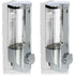 2X Wall Mount Soap Dispenser - Wall Mounted Soap Dispenser, Refillable - Soap Dispenser For Shower Gel And Shampoo