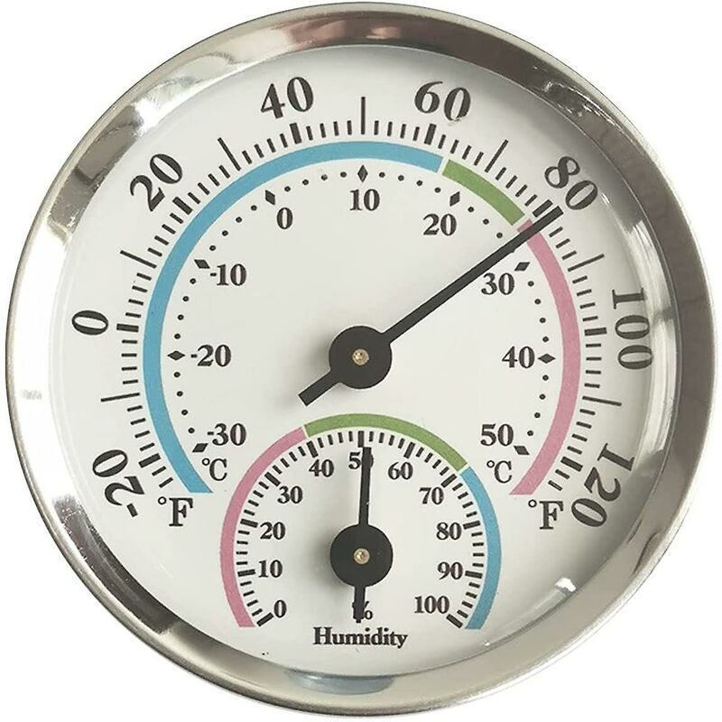 Thermo Hygrometer, Temperature Hygrometer, Indoor Thermometer And Indoor Hygrometer, For Indoor Or Outdoor, High