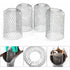 4 Flexible Aluminum Gutter Filters Diameter 8Cm Mesh Grille Stop Leaf Toad Strainer Leaf Guard Gutter Cover To Protect