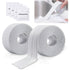 2 ROlls Waterproof Self-Adhesive Sealing Strip, Pvc Adhesive Tape For Wall, Shower, Toilet, Kitchen, Bathroom (White)