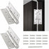 Automatic Door Closer With Stop Device, Adjustable Spring Hinge Door Closer, Buffer Close For Commercial And