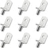 25 Pieces Shelf Support Pegs Metal Shelf Support Pin Shelf Pegs L Shape Bracket For Wood Or Glass Cabinet Cupboard