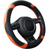 Car Steering Wheel Cover Microfiber Leather Steering Wheel Covers Universal 37-38Cm / 15" Non-Slip Breathable Durable