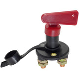 Battery Isolator Switch With 1 Key, 12V/24V Automotive Car Battery Cut Off Switch Emergency Power Cut Off Switch With