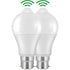 Motion Sensor Bulb B22 Bayonet LED, 12W, 1020Lm, Cool White 6000K, Cir 85, Waterproof Ip42 Energy Saving, Non-Dimmable,