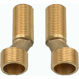 Offset Connection Tub Shower Faucet, Brass Elbow Reducer, Adjustable Swing Arm, 1/2 3/4 Offset Connection, 1/2 3/4