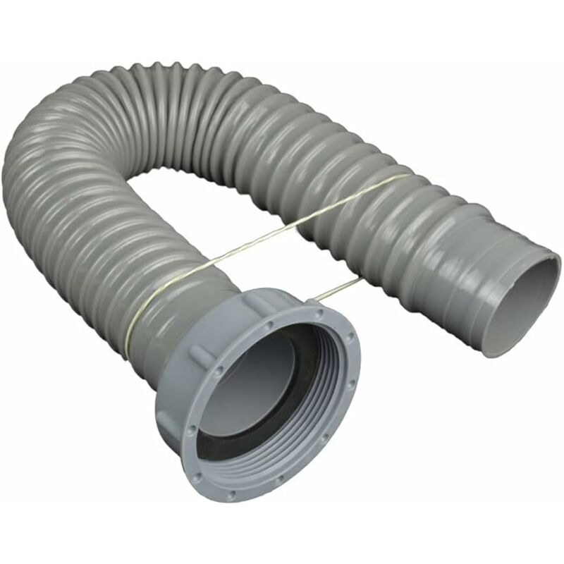 Bathtub Sink Drain Hose Flexible And Expandable, 58Mm Bold Single Interface Kitchen Sink Drain Hose 60Cm Long