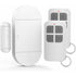 Door And Window Alarm, Alarm With 130Db Siren, 2 Remote Controls, Easy To Install, Wireless Home Alarm
