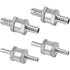 4 pcs Set Non-Return Valves 6/8/10/12Mm, Aluminum Alloy Fuel Valve With Arrow For Petrol Diesel Car Boat Motorcycle