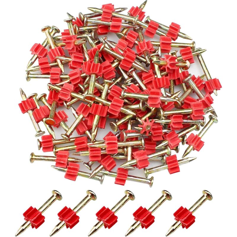 90 pcs Cement Nails Anti-Corrosion Masonry Nails Masonry Nails For Steel Plate, Concrete, Wood Board, Diy And Home