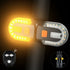 Bike Tail Light With Turn Signals - Split Wireless Remote Control For Cycling Rechargeable 5 Modes Safety Warning